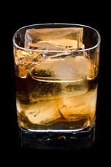 whiskey on ice