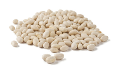 white beans isolated