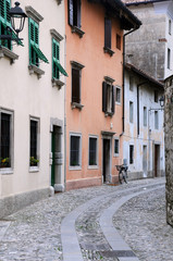 Fototapeta na wymiar Medieval Street w Cividale