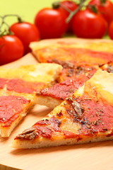 pizza con le acciughe