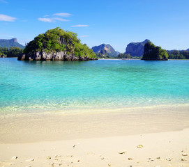 beach and tropical sea