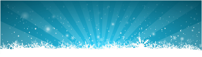 Blue Winter Background