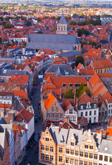 Aerial View of Bruges