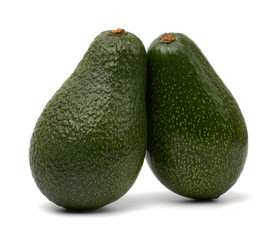 Avocado isolated on white background