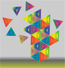 Vektor Puzzle Tangram