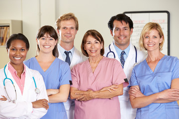 Fototapeta premium Portrait Of Medical team