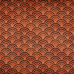 Fototapeta na wymiar Vintage oriental style circles pattern