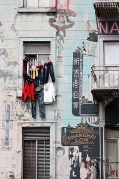 San Francisco - fresque "China town"