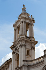 Sant'Agnese in Agone at Piazza Navona in Rome, Italy