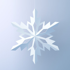 white snowflake