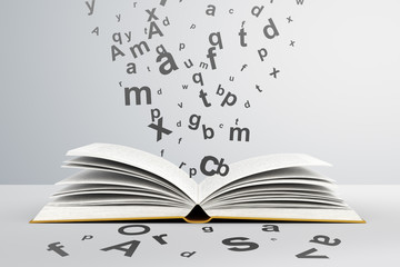 book and letters