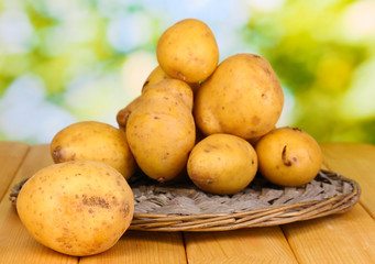 Ripe potatoes