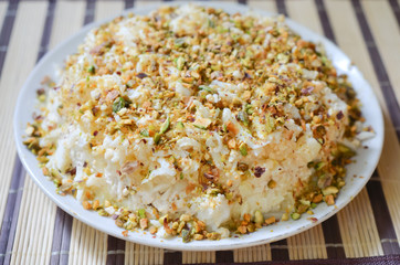 Closeup of salad