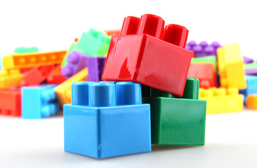 plastic building blocks