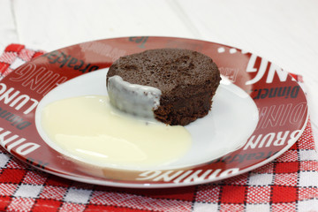 fondant au chocolat