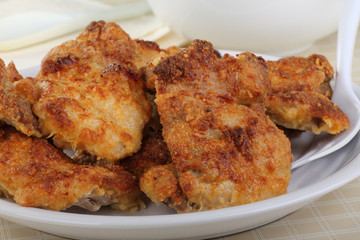 Oven Baked Chicken Closeup