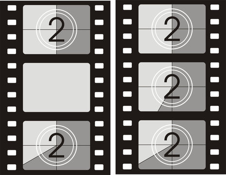 film reel background - movie frames