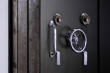 Obraz premium Bank Vault Door. Safe in stainless steel.