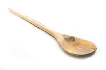 wooden old spoon