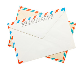 Two vintage envelopes