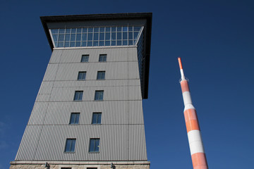 Obraz premium Brockenherberge auf dem Brocken