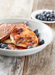 Blueberry pancakes