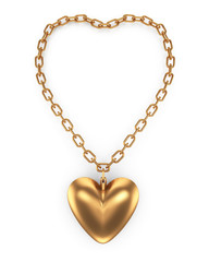 Fototapeta premium heartshape pendant