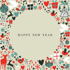 Christmas icons 2013 happy new year