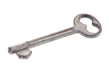 key on white background