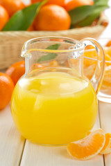 Naklejka na ściany i meble Tangerine juice