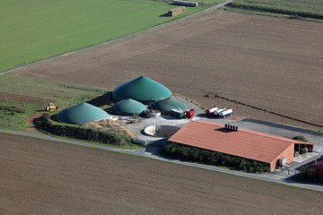 Anlage fuer Biogaserzeugung