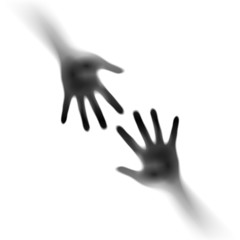 Two open hands