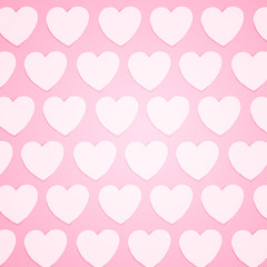 Valentine background: hearts ornament
