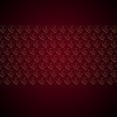 Valentines day wrapping paper heart textured background