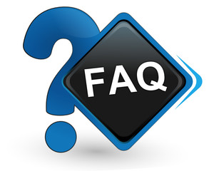logotype faq bleu