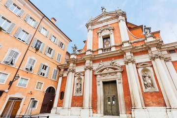 Fototapeta na wymiar George Church w Modena, Włochy