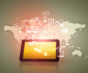 Fototapeta premium social network communication