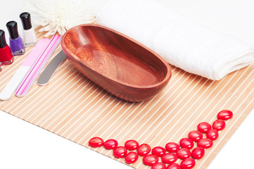 Hands Spa. Manicure concept