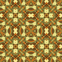 Seamless colorful retro pattern background