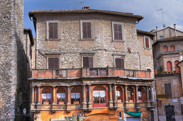 Historical house. Narni. Umbria. Italy.