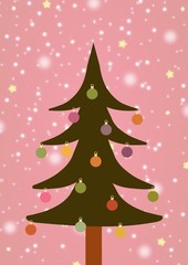 Illustrated Christmas Tree