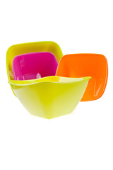 colorful plastic bowl 