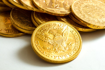 American gold coins.