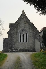 Old church converted into house.