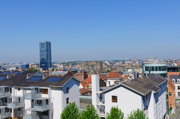 Obraz premium View from the Palais de Justice in Brussels, Belgium