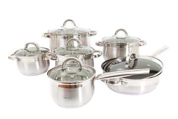 set of pots and pans 