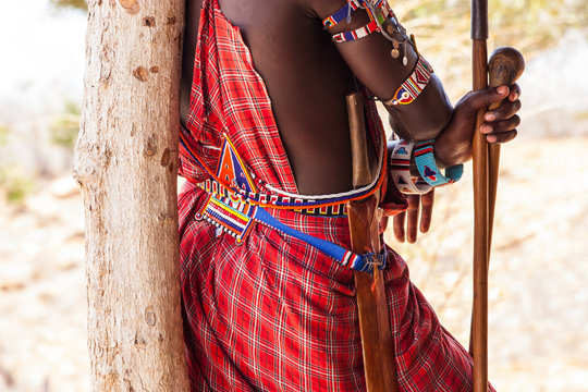 Masai traditional costume