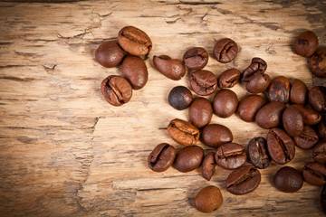 Fresh coffee beans