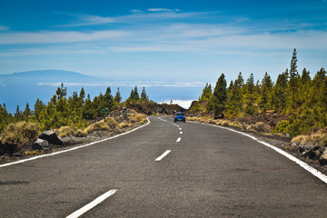 Straße, Urlaub, Weite, Aussicht
