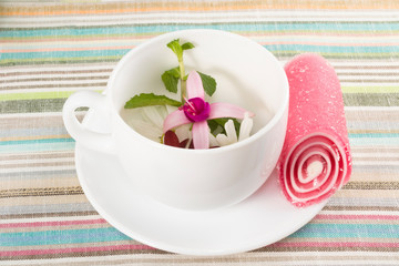 cup with flower allsorts